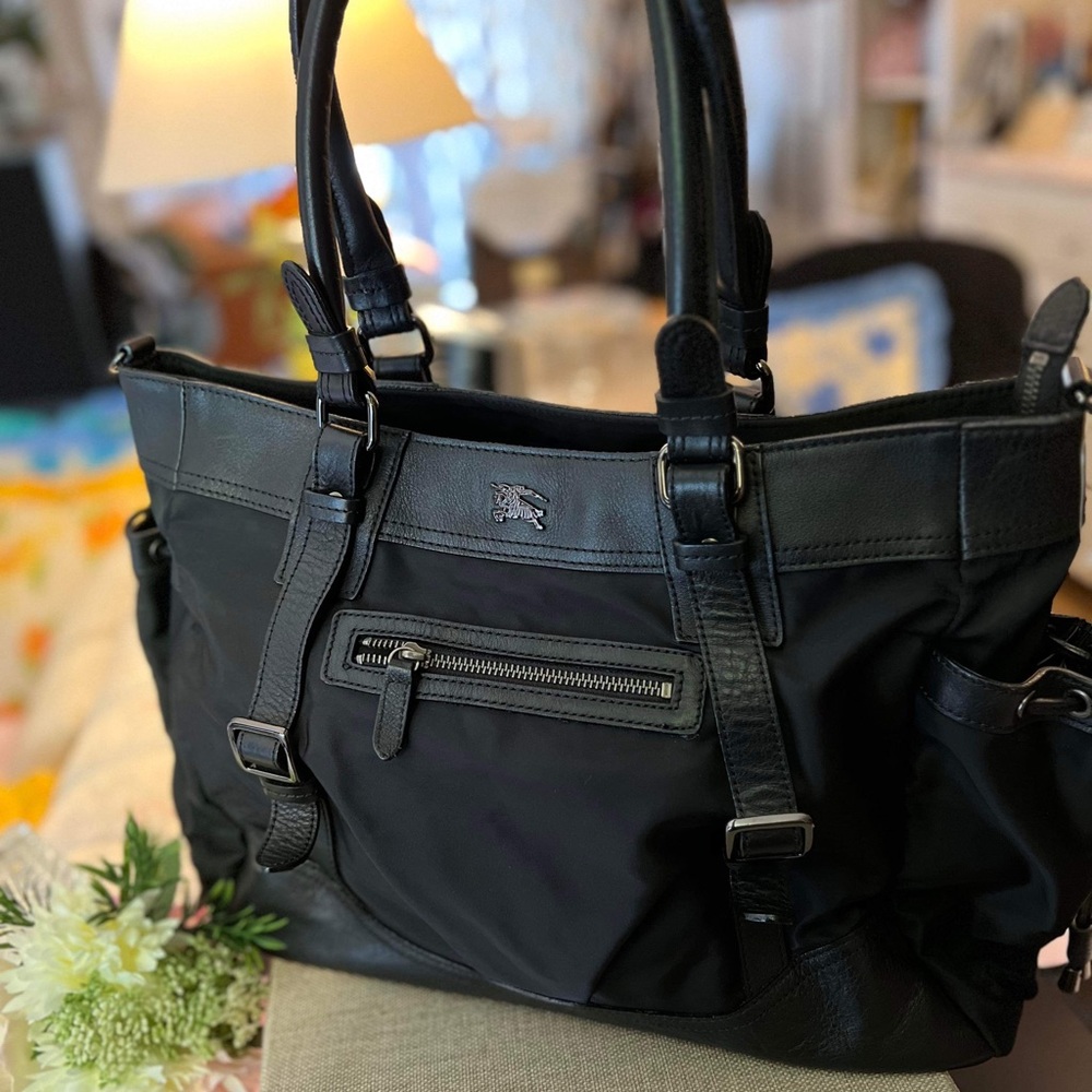 Long handle Burberry tote large